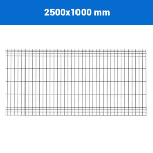 Panel malla para valla de jardín - 2500x1000 mm