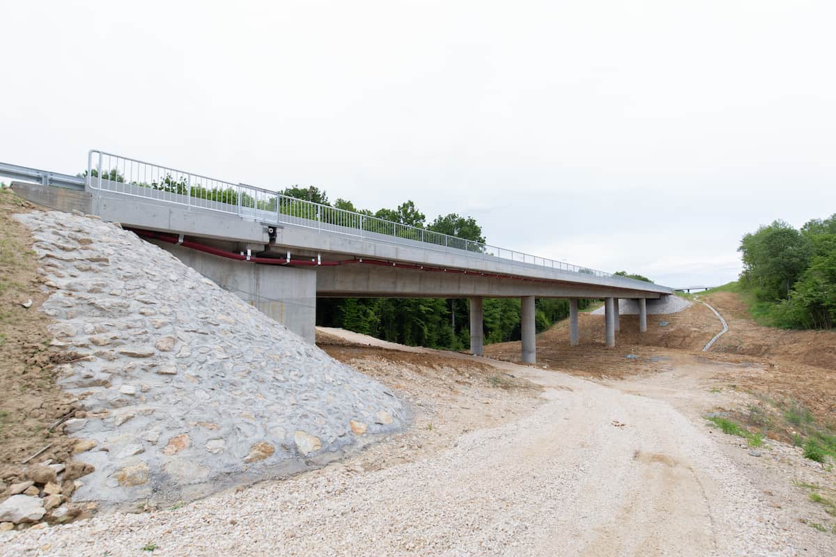 construcción puentes ejemplo usos del encepado Ferros La Pobla